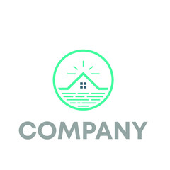 home with river logo