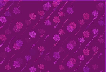 Fototapeta na wymiar Light Purple vector doodle pattern.