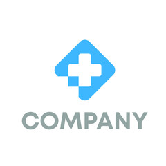 Obraz premium cross medical logo