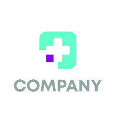 Obraz premium cross medical logo