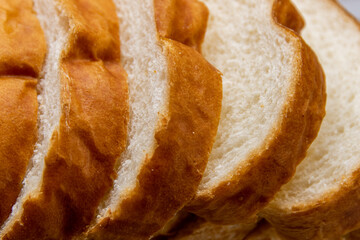 Fresh baked sliced bread