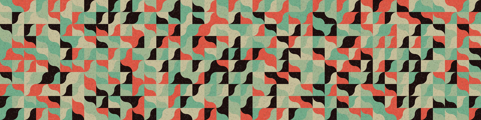 Abstract Geometric Pattern generative computational art illustration