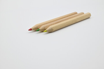 Obraz premium three color pencils