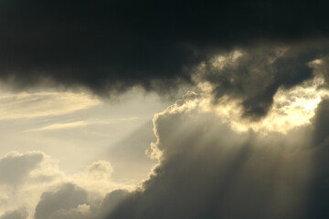 Fototapeta na wymiar Stormy clouds