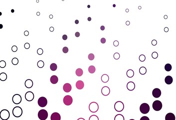 Light Purple, Pink vector cover with spots.