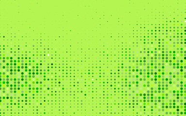 Light Green vector template with circles.