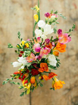 Bouquet of freesias