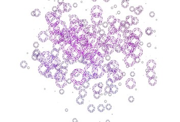 Light Pink, Blue vector backdrop with dots.