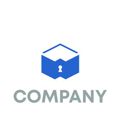 W Storage Home Logo Design 