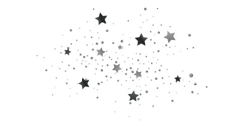 Silver glitter confetti.