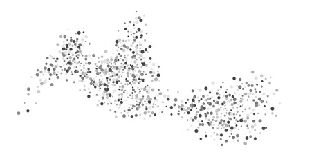 Silver glitter confetti.