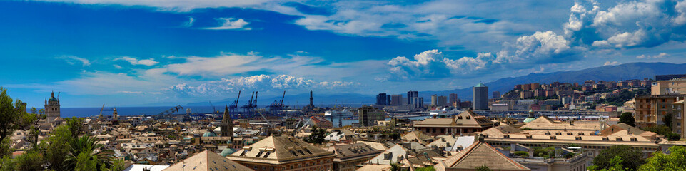 Obraz premium Panorama of Genova, Italy