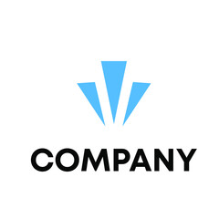 geometric letter M logo