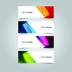 Vector Abstract banner web template