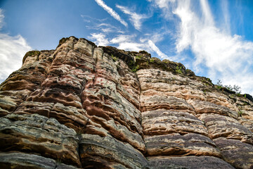 Mill Bluff State park in Wisconsin 