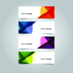 Vector Abstract banner web template