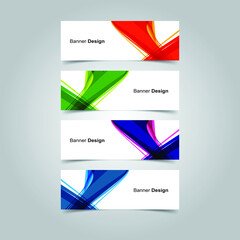 Vector Abstract banner web template