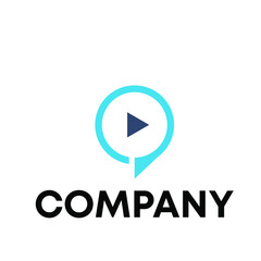 Naklejka premium communication logo