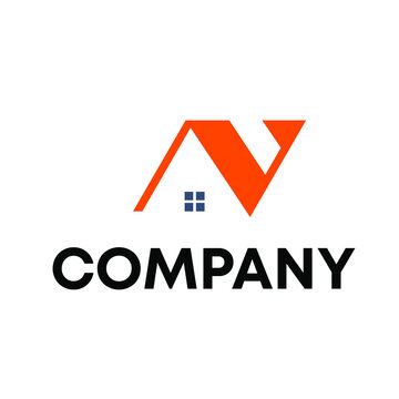 V Home Logo Design