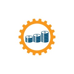 coin money icon vector illustration