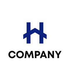 Obraz premium H home logo 