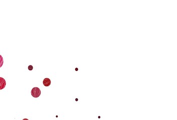 Light blue, red vector template with circles.