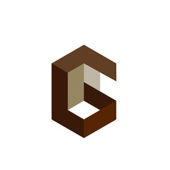letter G 3d logo 