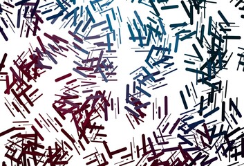 Dark purple vector template with repeated sticks.