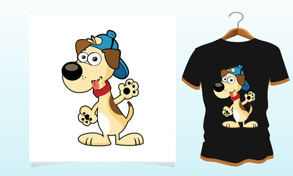Cute dog t-shirt design, Dog t shirt Vector Graphics to download