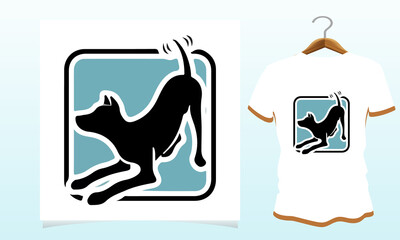 Dog networking t-shirt design, Dog t shirt Vector Graphics to download