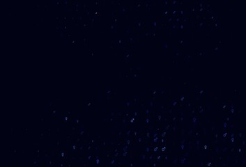 Light blue vector texture with male, female icons.