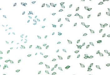Light Blue, Green vector hand painted pattern.