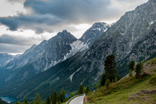 View from Passo di Stalle (Staller Sattel, Staller Saddle) in High Tauren, East Tirol