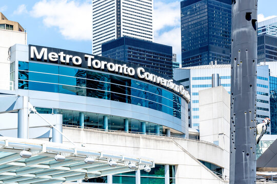 Toronto, Canada - July 31, 2019: Metro Toronto Convention Centre In Toronto, Canada.