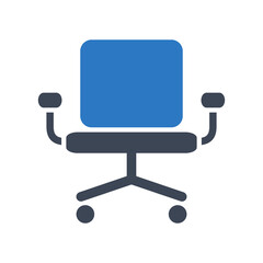 Swivel chair icon