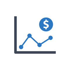 Sales chart icon
