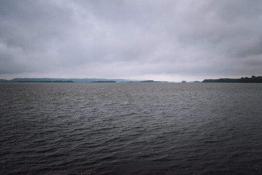 Mississippi River In Northern Illinois 