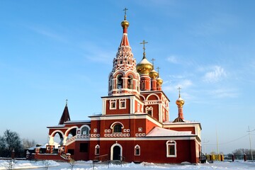 Russia. The city of Kurgan. Epiphany Cathedral.