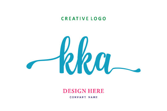 KKA lettering logo is simple, easy to understand and authoritative