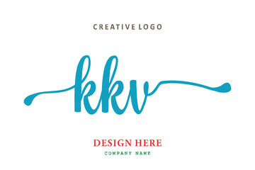 KKV lettering logo is simple, easy to understand and authoritative