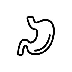 stomach icon vector symbol template