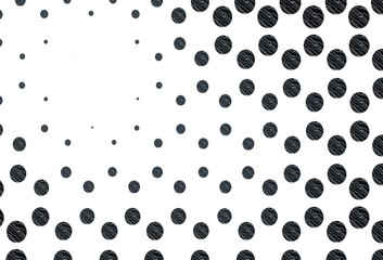 Light blue vector background with bubbles.