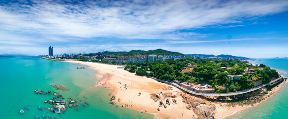 Obraz premium Baicheng beach, Xiamen City, Fujian Province, China