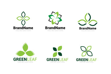 floral flower nature leaf elegant luxury logo icon vector template.