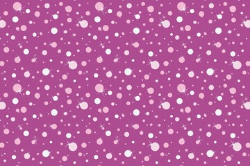 polka dots on purple background - obrazy, fototapety, plakaty