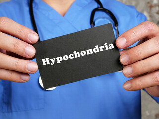  Hypochondria sign on the page.