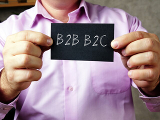 B2B B2C  phrase on the page.