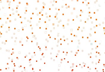 Light Orange vector backdrop with lines, rectangles.