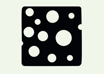 Cheese. Vector illustration