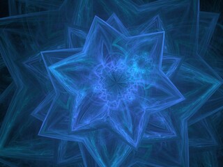 Imaginatory fractal background Image